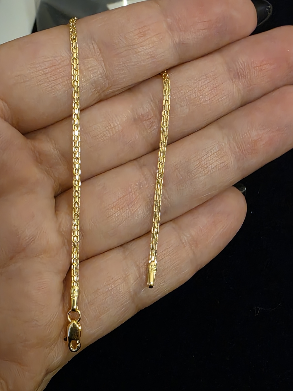 ✨️✨️ 10K Yellow Gold Bismark Chain Bracelet 6.5" - Fine Women’s Jewelry